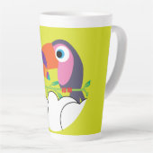 Niedlicher Toukan | LIEBE | Funny Birds Tasse Serv (Rechte Ecke)