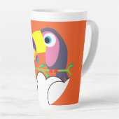 Niedlicher Toukan | LIEBE | Funny Birds Tasse Serv (Rechte Ecke)
