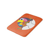 Niedlicher Toukan | LIEBE | Funny Birds Tasse Serv Badematte (Schrägansicht)