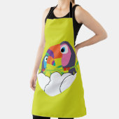 Niedlicher Toukan | LIEBE | Funny Birds Tasse Serv Schürze (InSitu)