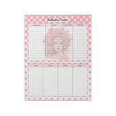 Niedlicher Tracker für die Haut Notizblock (Rotiert)