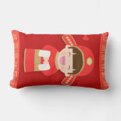 Niedlicher traditioneller lendenkissen (Vorderseite)