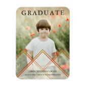 Niedlicher Transparenzeffekt Pre-K Abschluss Foto Magnet (Vertikal)