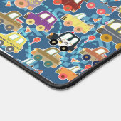 Niedlicher Transport Blue Schreibtischunterlage (Ecke)