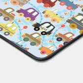 Niedlicher Transport Blue Schreibtischunterlage (Ecke)