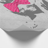 Niedlicher, trendiger, Vintager Hengst Geschenkpapier (Ecke)