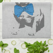 Niedlicher, trendiger, Vintager Hengst Geschirrtuch (Gefaltet)