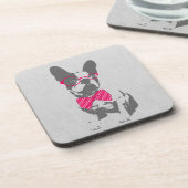 Niedlicher, trendiger, Vintager Hengst Getränkeuntersetzer (Linke Seite)