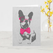 Niedlicher, trendiger, Vintager Hengst Karte (Gelbe Blume)