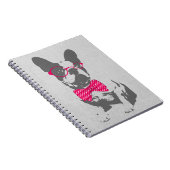 Niedlicher, trendiger, Vintager Hengst Notizblock (Rechte Seite)