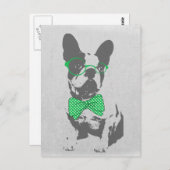 Niedlicher, trendiger, Vintager Hengst Postkarte (Vorne/Hinten)