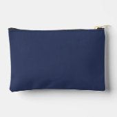 Niedlicher Trendskriptname Personalisiert Navy Blu Zubehörtasche (Rückseite)