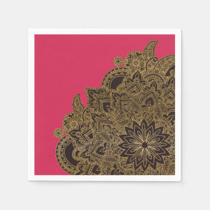 Niedlicher trendy serviette