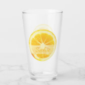 NIEDLICHER TRENDY YELLOW CUT LEMON FRUIT INDIVIDUE GLAS (Rückseite)