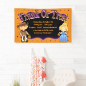 Niedlicher Trick der Leckerei Trunk oder Leckerei Banner (Insitu)