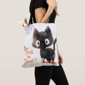 Niedlicher Trick oder behandeln Black Cat Hallowee Tasche (Von Nahem)