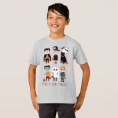 Niedlicher Trick oder Heilkinder T-Shirt (Vorne ganz)
