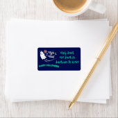 Niedlicher Trick oder Treat Ghost Adressaufkleber (Insitu)