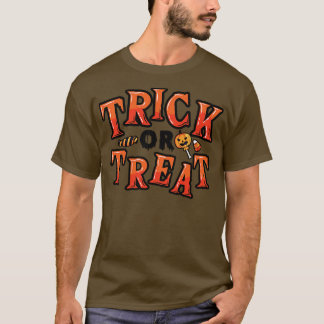 Niedlicher Trick oder Treat Halloween Candy Süßigk T-Shirt