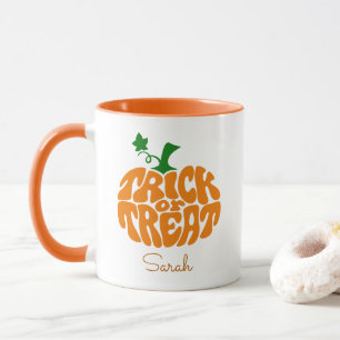 Niedlicher Trick oder Treat Halloween Pumpkin Tasse