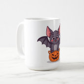 Niedlicher Trick oder Tretboot Kaffeetasse (Vorderseite Links)