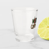 Niedlicher Trinkbehälter Frohe Weihnachtsbaumgesta Schnapsglas (Links)