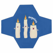 Niedlicher Trio-Cartoon Fußball (Flach)