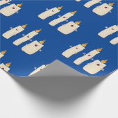 Niedlicher Trio-Cartoon Geschenkpapier (Ecke)