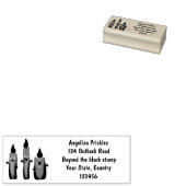 Niedlicher Trio-Cartoon Gummistempel (Stempel)