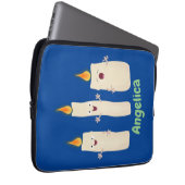 Niedlicher Trio-Cartoon Laptopschutzhülle (Vorne Rechts)
