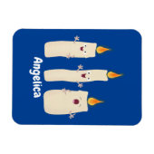 Niedlicher Trio-Cartoon Magnet (Horizontal)