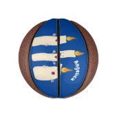 Niedlicher Trio-Cartoon Mini Basketball (Vertikal)