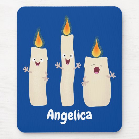 Niedlicher Trio-Cartoon Mousepad (Vorne)