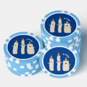 Niedlicher Trio-Cartoon Pokerchips (Stapel)