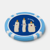 Niedlicher Trio-Cartoon Pokerchips (Einzeln)