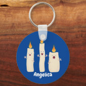 Niedlicher Trio-Cartoon Schlüsselanhänger (Vorderseite)