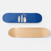Niedlicher Trio-Cartoon Skateboard (Horizontal)