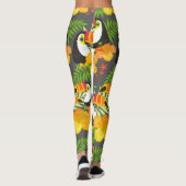 Niedlicher TropenToukan Leggings (Rückseite)