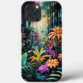 Niedlicher tropischer Hawaiiangarten Nr. 1111 Case-Mate iPhone Hülle (Rückseite)