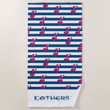 niedlicher tropischer Rosa-Milchlammblauer Streife