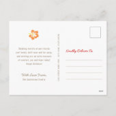 Niedlicher tropischer Strand Weihnachten im Juli (Rückseite)