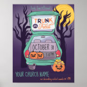 Niedlicher Trunk oder Leckerei - benutzerdefiniert Poster (Vorne)