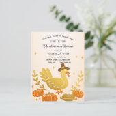 Niedlicher Türkei Spaß Familienurlaub Erntedank Postkarte (Stehend Vorderseite)