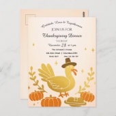 Niedlicher Türkei Spaß Familienurlaub Erntedank Postkarte (Vorne/Hinten)