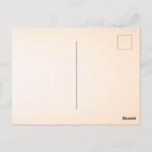 Niedlicher Türkei Spaß Familienurlaub Erntedank Postkarte (Rückseite)