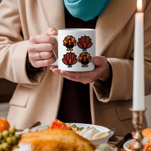 Niedlicher türkischer Erntedank Kaffeetasse