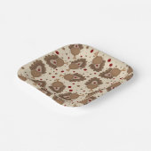 Niedlicher türkischer Erntedank Pappteller (Gewinkelt)