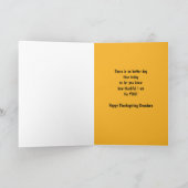 Niedlicher türkischer Erntedank wünscht Grandson C Karte (Innenseite)