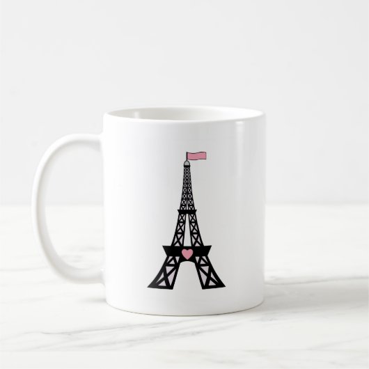 Niedlicher Turm Paris Eiffel Kaffeetasse (Links)