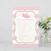 Niedlicher Tutu, der die beste Babydusche kennt (Stehend Vorderseite)